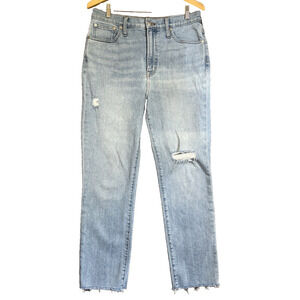 Madewell High Rise Jeans in Faded Blue